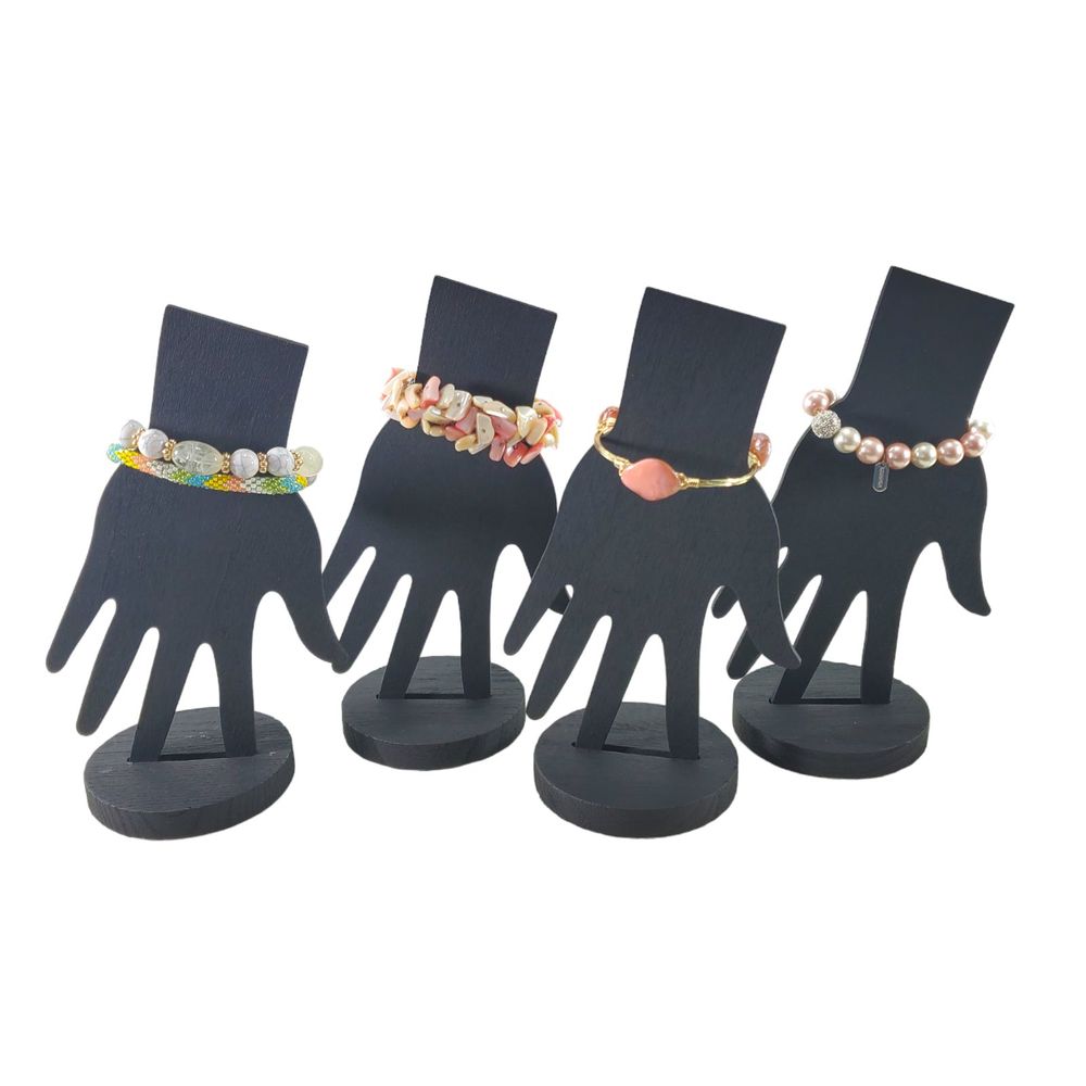 Bundle of Bracelets Beaded Shell Faux Pearl Coral Pink Orange Stretch Japan